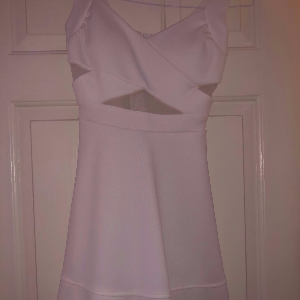 White short dress